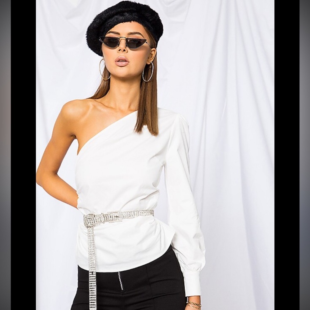 Superdown Preston One Shoulder Top